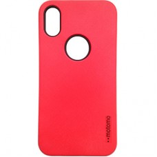 Capa para iPhone X e XS - Motomo Texture Fit Vermelha